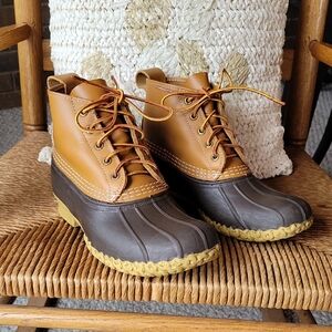 LL Bean Bean Boots, brown/tan, size 8